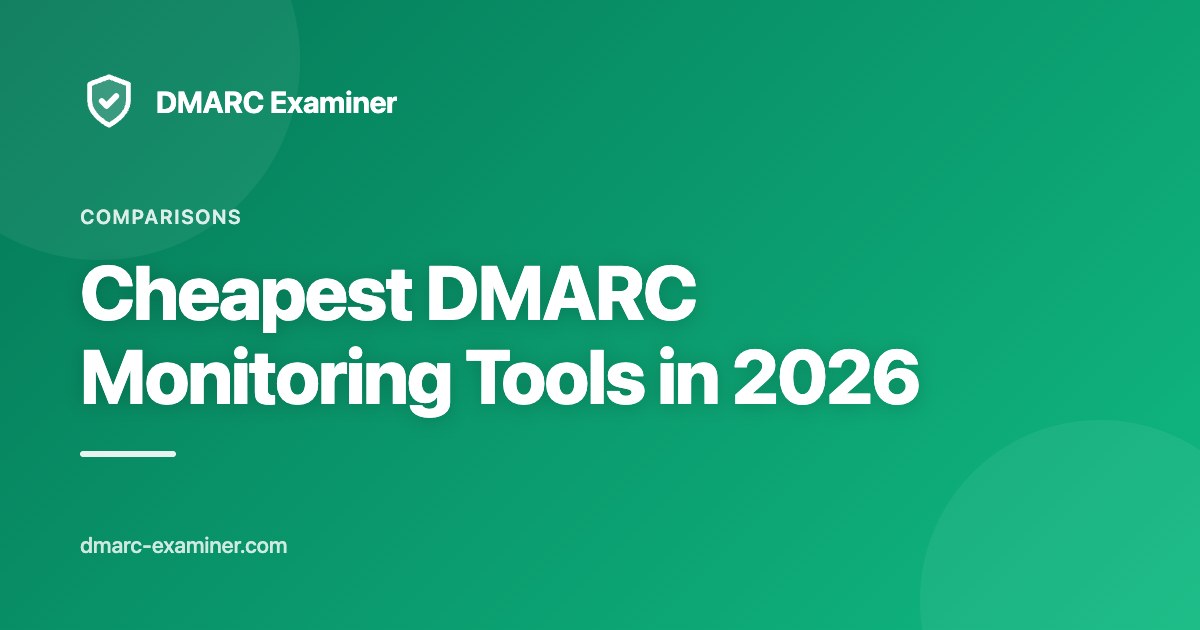 Cheapest DMARC Monitoring Tools in 2026