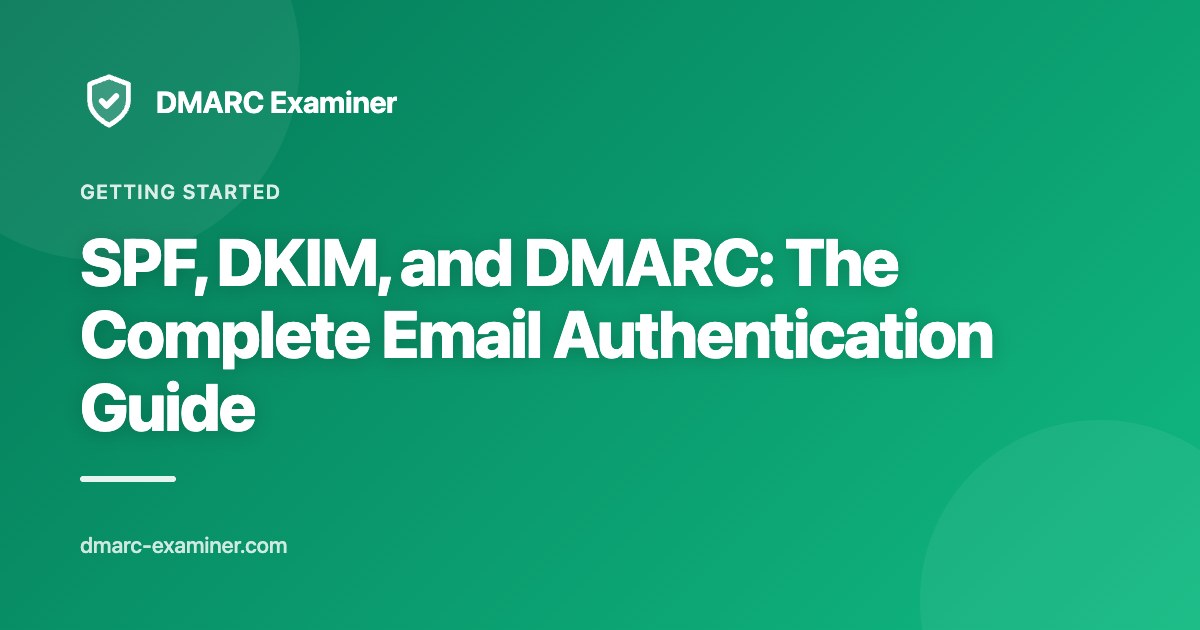 SPF, DKIM, and DMARC: The Complete Email Authentication Guide